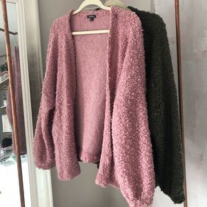 Over sized cardigan - pink